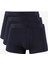 Erkek Lacivert Slim Fit 3'lü Logolu Boxer 900003503.433 1