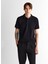 Erkek Siyah Regular Fit Logolu Polo 2425122T.5 1