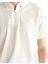 Erkek Krem Regular Fit Logolu Polo 2425120T.113 5