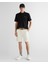 Erkek Krem Slim Fit Şort 205353.130 1