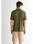 Erkek Yeşil Relaxed Fit Polo 2425124T.301 2