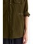 Erkek Yeşil Relaxed Fit Klasik Yaka Gömlek 3825109T.301 5
