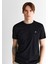 Erkek Siyah Regular Fit Bisiklet Yaka T-Shirt 2325167T.5 4