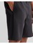 Erkek Siyah Regular Fit Logolu Şort 2825122T.5 5