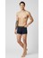 Erkek 3’lü Pamuklu Lacivert Boxer Set – Rahat ve Esnek Iç Giyim – Erkek Boxer 3