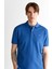 Erkek Lacivert Regular Fit Çizgili Polo 2014035.407 4