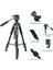 Q310 Alüminyum Alaşımlı Profesyonel Tripod&monpod-10 kg Taşıma Kapasitesi-Kumanda ve Telefon Tutucu 6