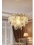 Yaprak Gold 60 cm Kristal Yaprak Detaylı Modern Avize – Salon Oturma Odası 1