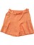 Kız Çocuk Somon Renk Keten Görünümlü Yumuşak Pamuk Şort – Lastikli Bel ve Cepli 4