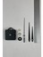 Saat Mekanizması, Akar Sessiz Duvar Saati Mekanizması, 14 mm Şaft (Set) Askılı 4