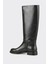 Siyah Deri Kadın Çizme 3