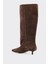 Kahve Deri Kadın Çizme 3