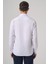 Erkek Beyaz Trend Slim Fit Italyan Yaka Gömlek 5