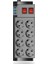 Termal Akım Korumalı USB 2.1A Şarj Çıkışlı 16A 4000W 8 Li Uzatma Grup Priz 2