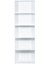 5 Raflı Beyaz Kitaplık Suntalam Malzeme ile 170 cm Yükseklik ve 56 cm Genişlik 5