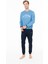 Erkek Mavi Ev Giyim 1