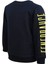 Fenerbahce Çocuk Marineblau Tribünü Pinsel Detaylierte Herren Sweat 5
