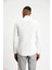 Uzun Kol Slim Fit Dar Kesim Non Iron Desenli Klasik Pamuk Gömlek 5