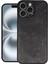 OMR02 iPhone 16 Pro Kılıf Aras Deri Kapak - Siyah 1