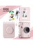 Instax Mini Evo Gentle Rose Hybrit Fotoğraf Makinesi, 20'li Film, Albüm, Kıskaç ve Deri Çanta Hediye Seti 1