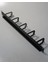 1u 19'' Metal Kancalı Yatay Kablo Organizer Siyah 1