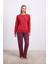 Kadın Uzun Kol Sweatshirt Pijama Takımı 11579 1