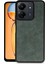 OMR02 Xiaomi Redmi 13C Kılıf Aras Deri Kapak - Koyu Yeşil 1