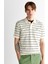Erkek Krem Regular Fit Çizgili Polo 2014026.130 4