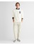 Erkek Krem Regular Fit Bisiklet Yaka Logolu Sweatshirt 2067062.130 3