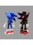 Sonic 2'li Kirpi Sonic ve Shadow Tüm Eklem Yerleri Hareketli Masaüstü figürü Çocuklar için Uygun değildir 2