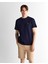 Erkek Lacivert Regular Fit Bisiklet Yaka T-Shirt 2003304.433 1