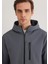 Kapüşonlu Antrasit Ceket 0110351-80776 12