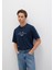 İstanbul Baskılı Lacivert Tişört 0611881-70490 13