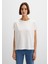 Lux Touch TENCEL TM Modal Ekru Basic Tişört 167245-25705 9