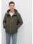 Kapüşonlu Yeşil Ceket 0110606-88487 14