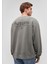 Sırt Detaylı Gri Sweatshirt 0S10248-85485 8