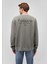 Sırt Detaylı Gri Sweatshirt 0S10248-85485 11