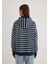 Mavi Logo Baskılı Lacivert Çizgili Sweatshirt 1S10118-81518 16