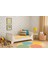 Montessori Çocuk Karyolası 70X140, Beyaz Mdf, Alçak Tasarım Güvenli Yatak 6