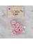 Loren Crafts Pembe 8 Li Ayak Izi Düğme - 436 1