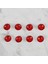 Loren Crafts Kırmızı 8 Li Düğme - 204 2