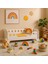 Beyaz Montessori Karyola 70X140, Beyaz Mdf, Ahşap Detaylı Güvenli Çocuk Yatağı 4