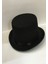 Yetişkinler Için Siyah Renk Ringmaster Sihirbaz Şapkası Fötr Şapka 15 cm 4
