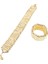 Luna Gold Dokulu Choker & Bileklik Seti 5