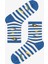 Çok Renkli Erkek Çocuk Stripe Spacecraft 4lü Soket Çorap 2