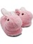 Unisex Hayvanlı Tavşanlı Panduf (Pembe) 1
