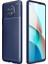 OMR02 Xiaomi Redmi Note 9 5g Kılıf Auto Focus Karbon Kapak - Lacivert 1