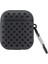 Airpods 2 (2.nesil) Spor Delikli Kılıf - Siyah-Siyah 1