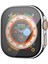 OMR02 Apple Watch Ultra 49MM Legend Camlı Kasa Ekran Koruyucu - Siyah-Gümüş 1