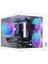 Gm-X1 Tuştan Değişmeli 3x Rgb Fanlı Gaming Mini Akvaryum M-Atx Beyaz Kasa 1